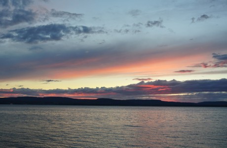 Sunset by the Oslo fjord